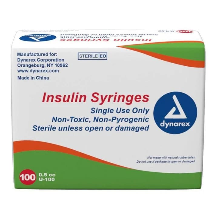 Insulin Syringes (0.5ml, 31G)