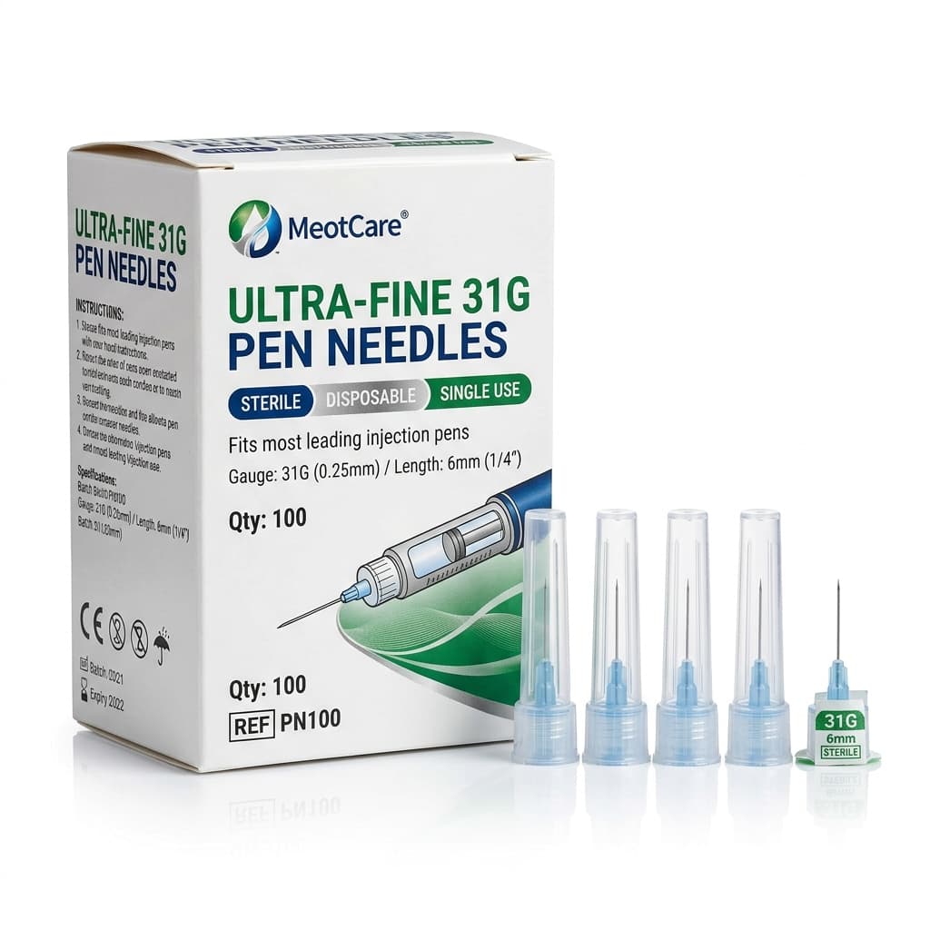 Sterile Injection Needles (31G)